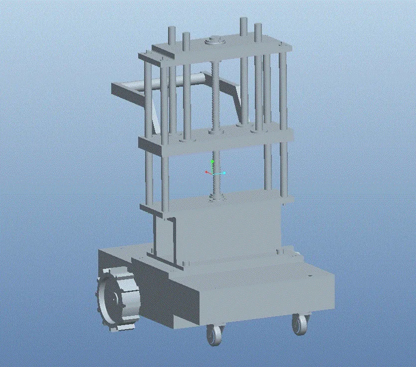 JJ2427-助行机器人结构设计[含Proe三维图]