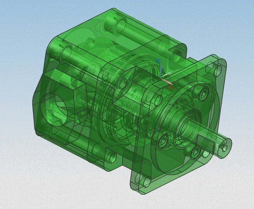 JJ3238-YB-15叶片泵的设计与3D打印[含UG三维图]