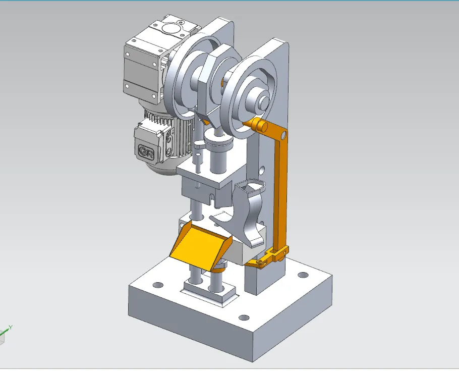 N744-压片机结构设计【含UG三维图】