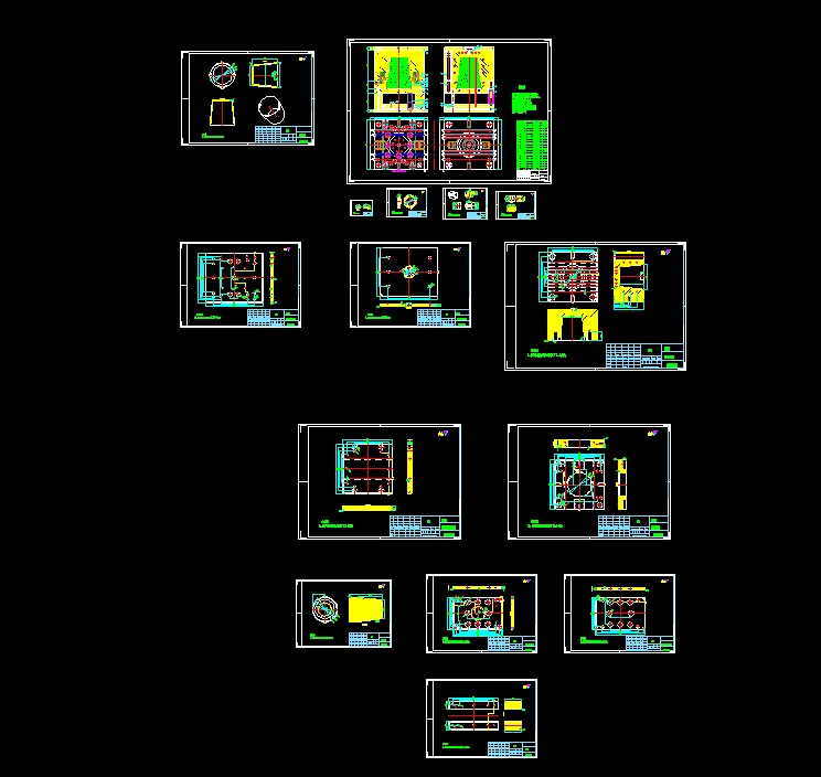 全部15张CAD图纸
