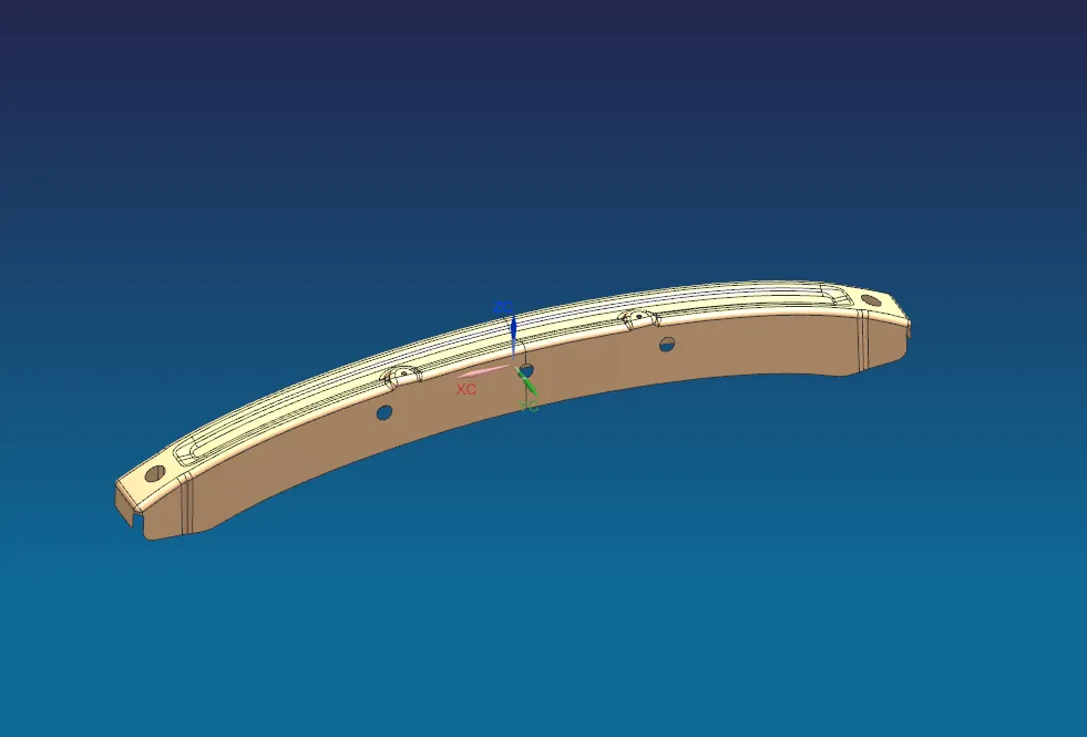 N791-前防撞梁外板的拉深模具设计【含UG三维图】