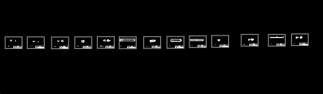 减震器零件图13张