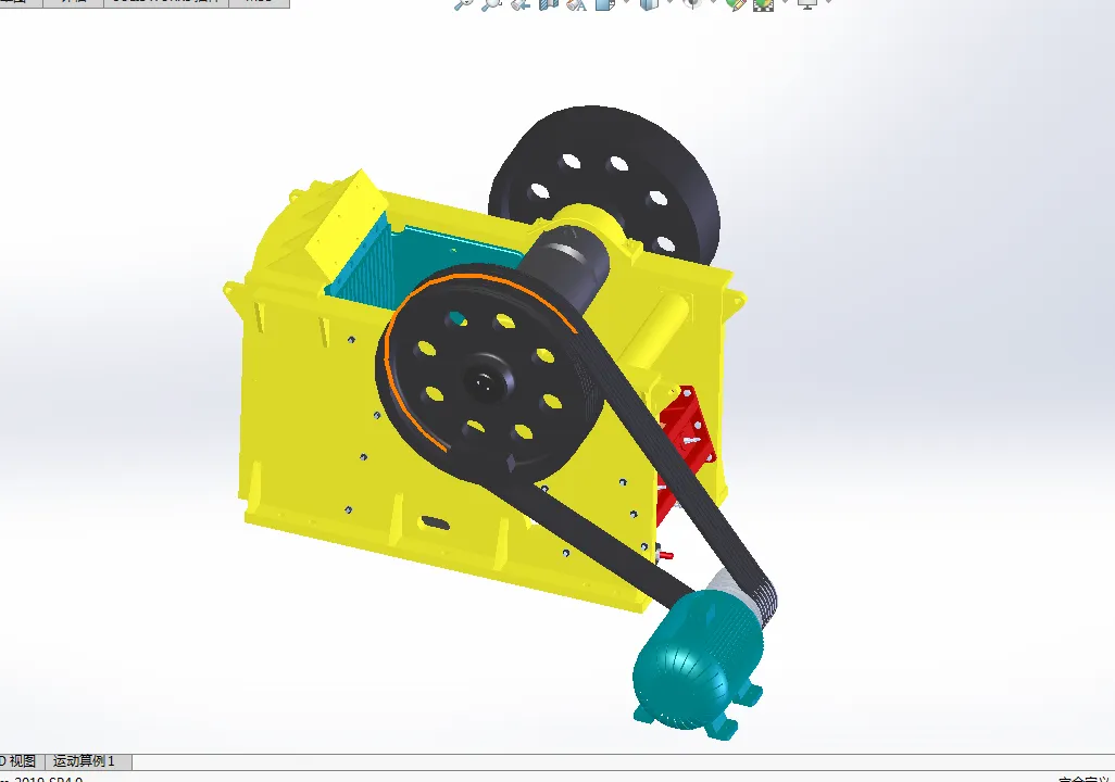 N837-PE600×900颚式破碎机的传动系统设计【含SW三维图】