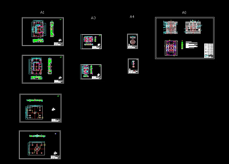 全部cad图纸 9张