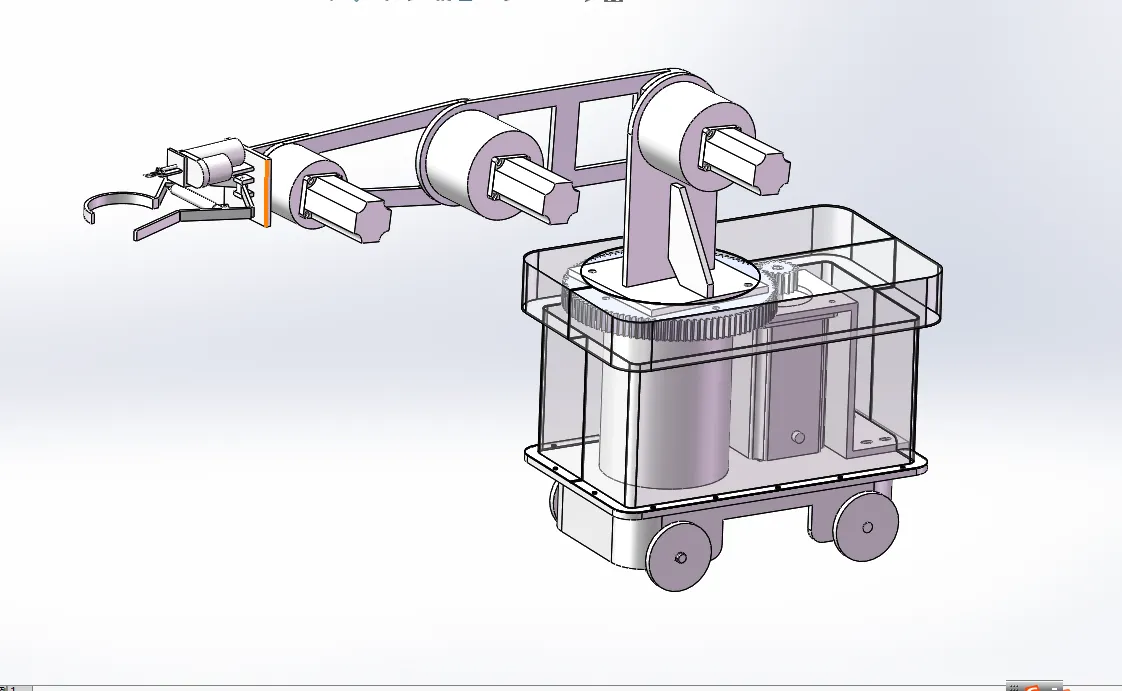 N465-黄瓜采摘机器人的结构设计与研究【含SW三维图】