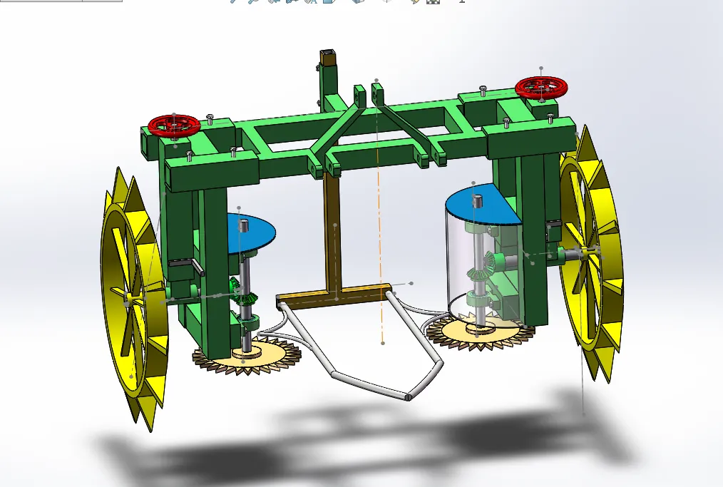 N528-齿盘式棉杆起拔机的设计【含SW三维图】