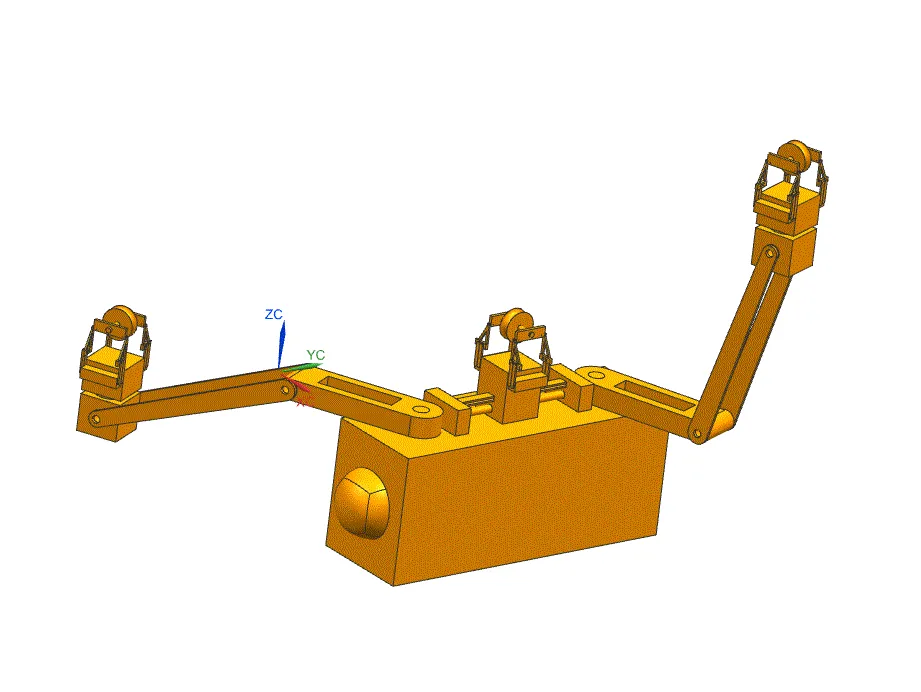 Z1235-高压输电线巡检机器人的机械设计【含UG三维图】