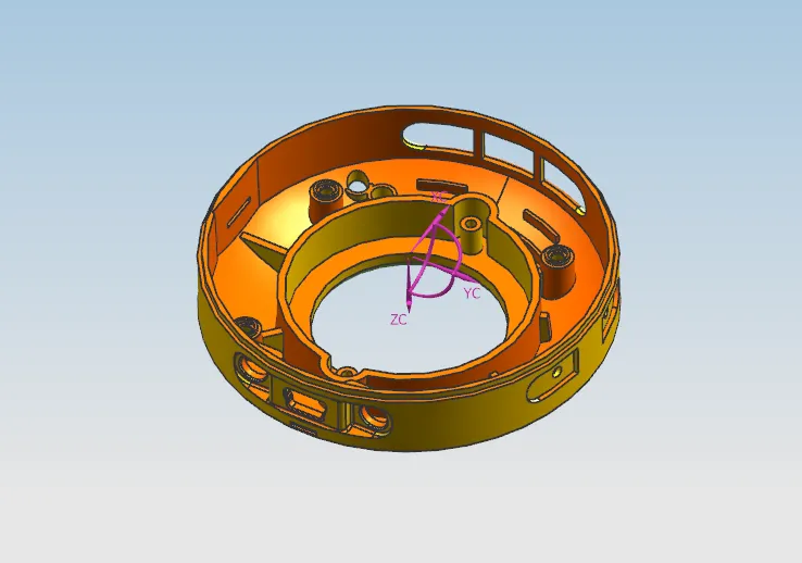 三维塑件图内侧