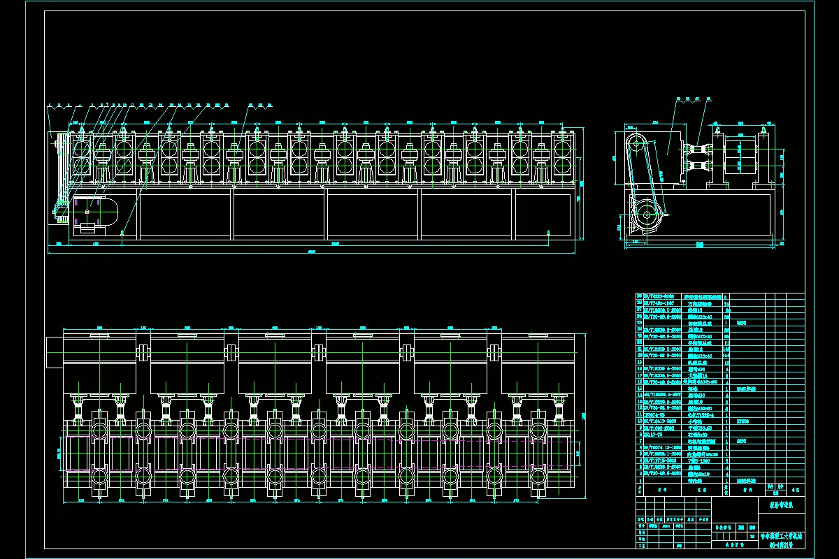 JJ3631-板料弯边机及动力箱设计