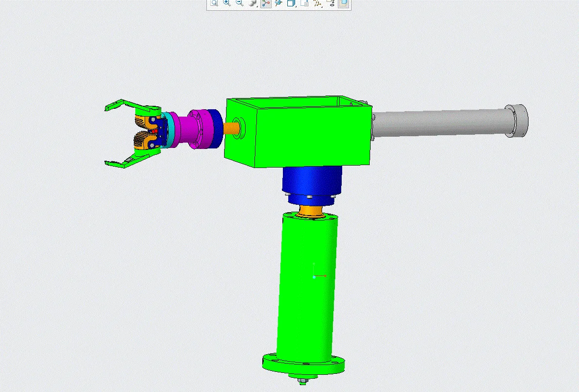 JJ3646-一种简易搬运机械手的设计【含Proe三维图】