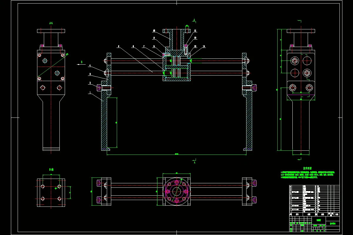 抓取装置部装图
