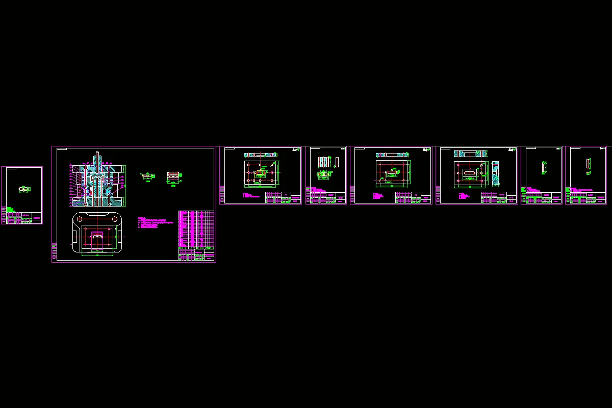 全部cad图纸 8张