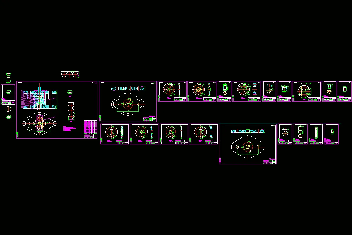 全部CAD图纸 21张