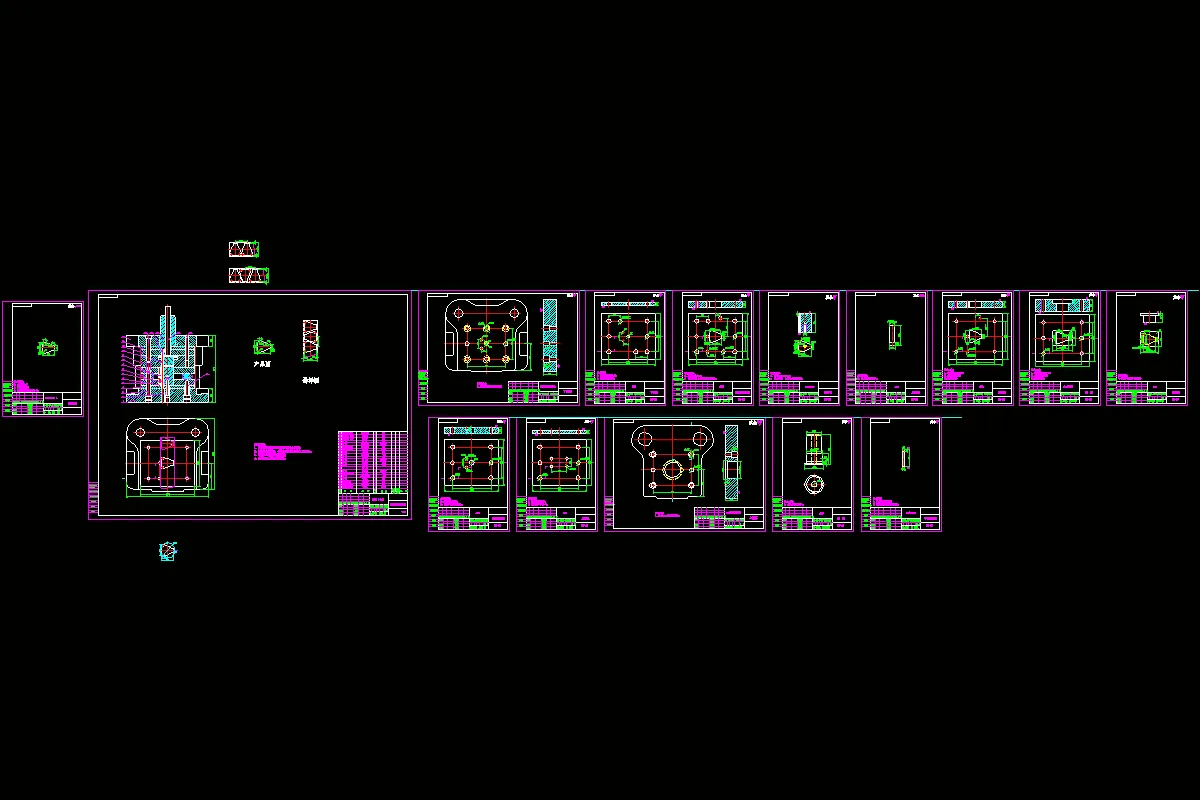全部cad图纸 15张