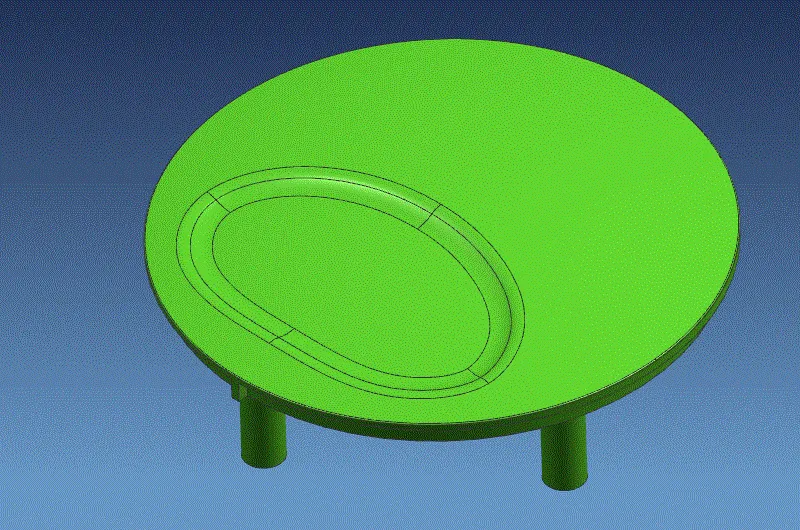 JJ3836-保险防护盖塑料件注射注塑模具设计【含UG三维图】