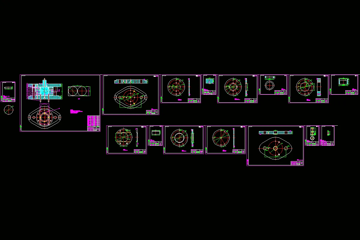 全部cad图纸 16张