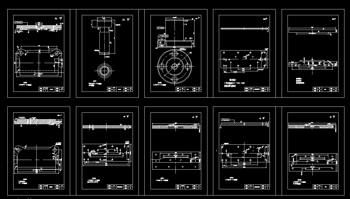10张模具零件图