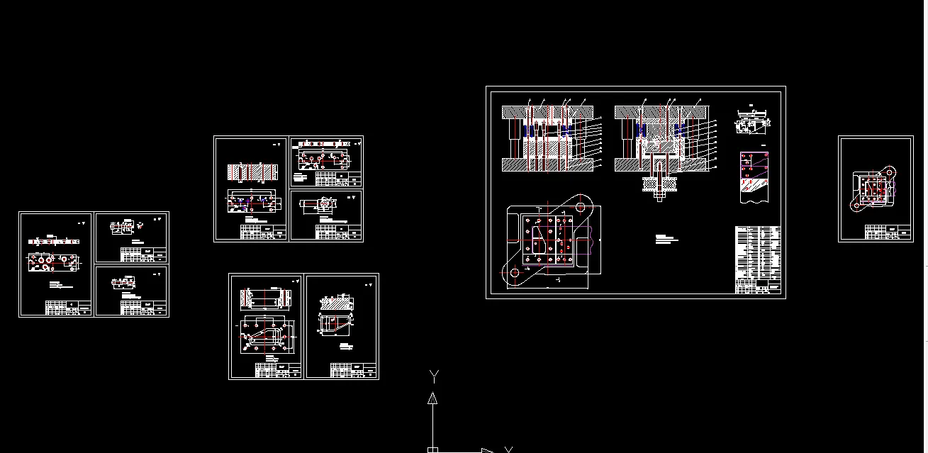 10张模具零件图