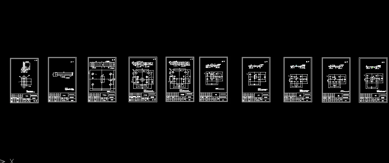 10张复合模具零件图