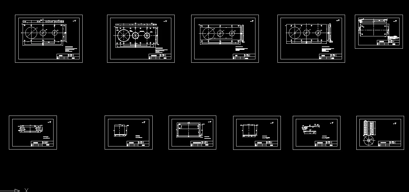 11张模具零件图