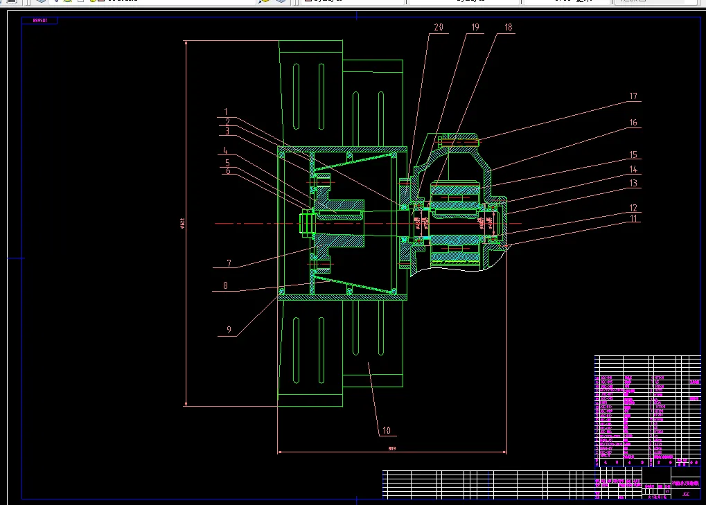P301-12型-船式拖拉机半轴组件及驱动轮设计