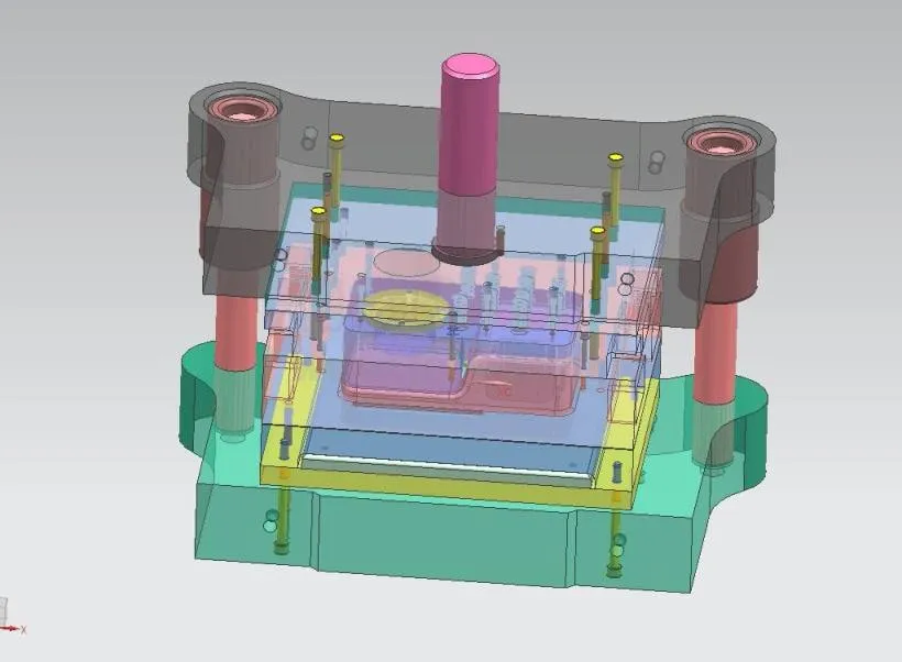 拉伸2模具三维图