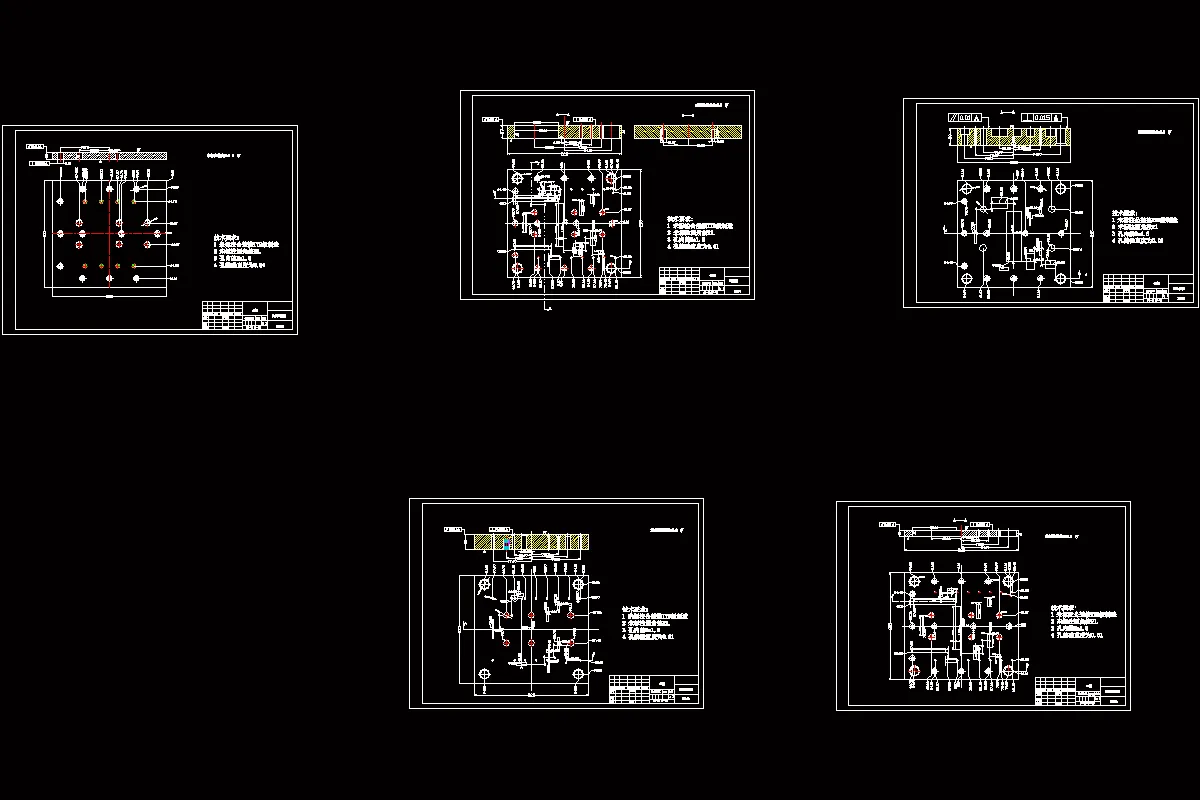 模板图纸汇总5张