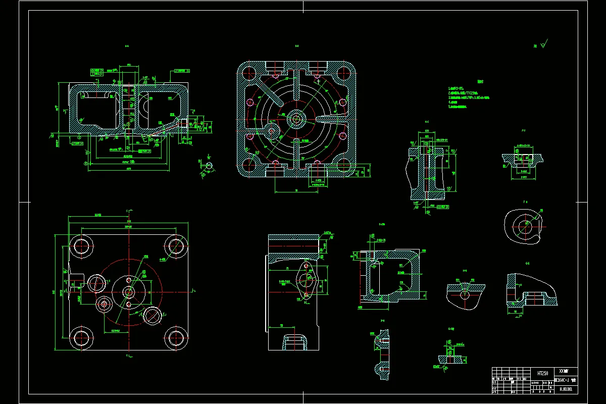 K1452-柴油机气缸盖加工工艺及钻攻2-M10螺纹夹具设计