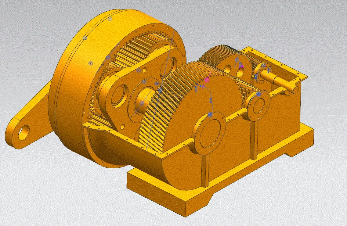 三维装配图内部