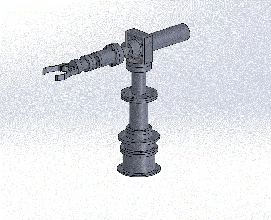 JJ3481-小型物料运送手臂设计【气动搬运机械手】【含SW三维图】