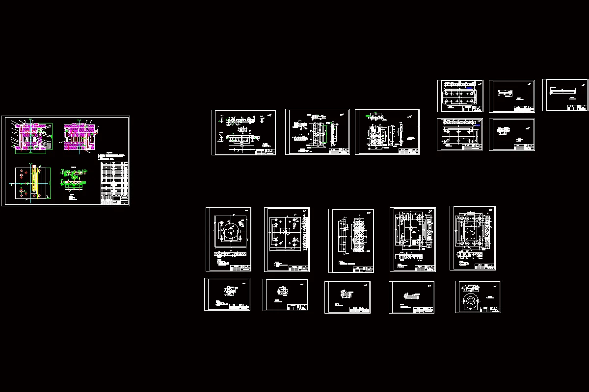 全部CAD图纸 19张