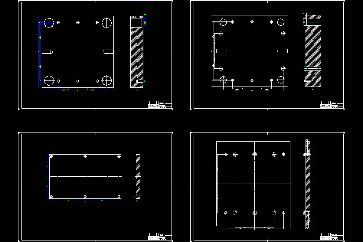 4张模具零件图