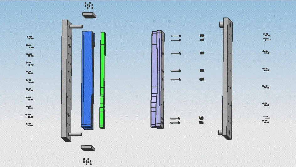 3D模具爆炸图