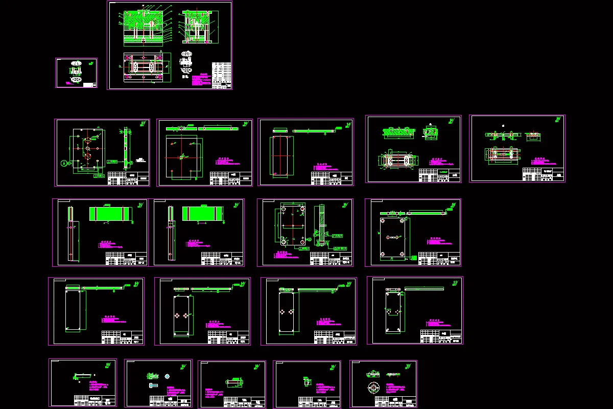 全部CAD图纸 19张