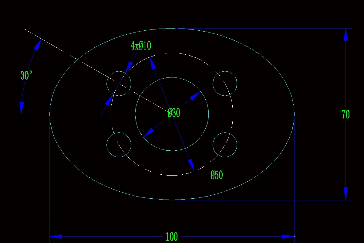 JJ4209-椭圆垫圈落料冲孔复合模具设计-长100