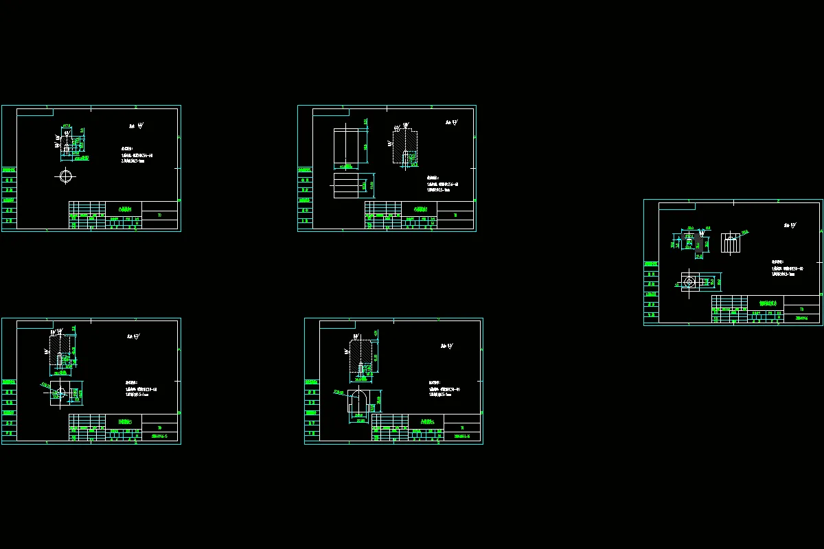 凸模零件图汇总