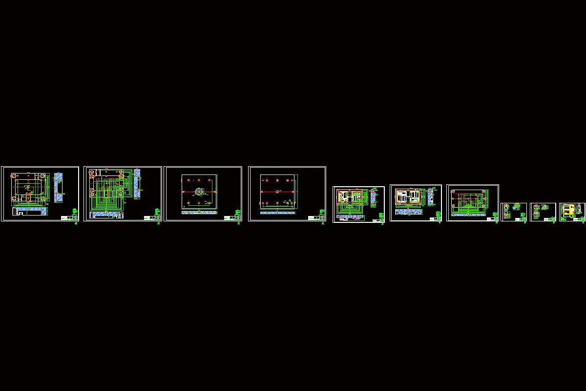 模具零件图 10张