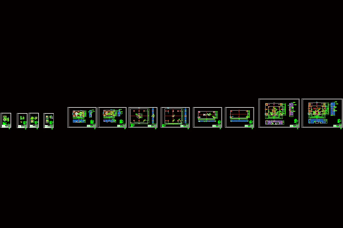 12张模具零件图