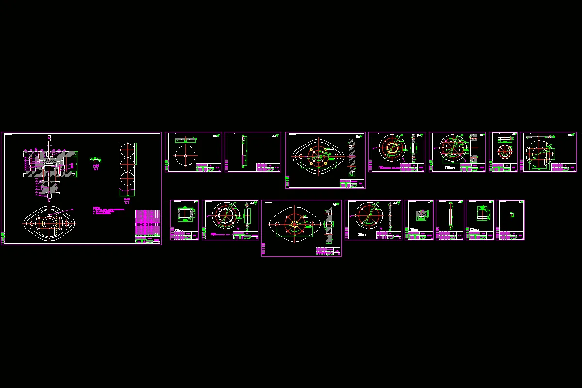 全部CAD图纸 16张