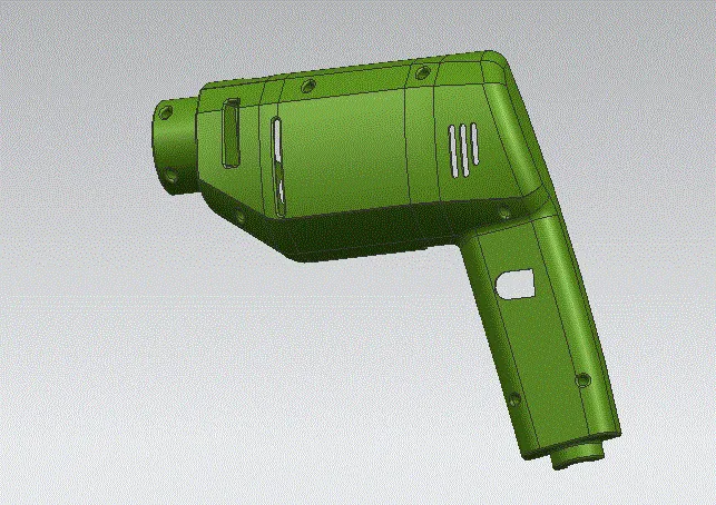 JJ5182-手电钻外壳注塑模具设计【含模流分析及UG三维图】