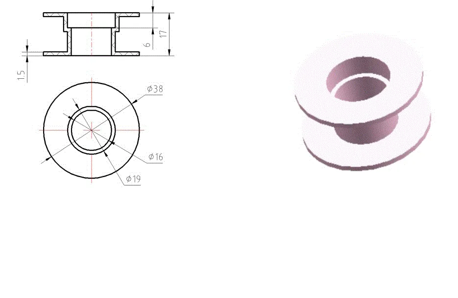 JJ5295-绕线骨架塑料模具设计【含Proe三维图】