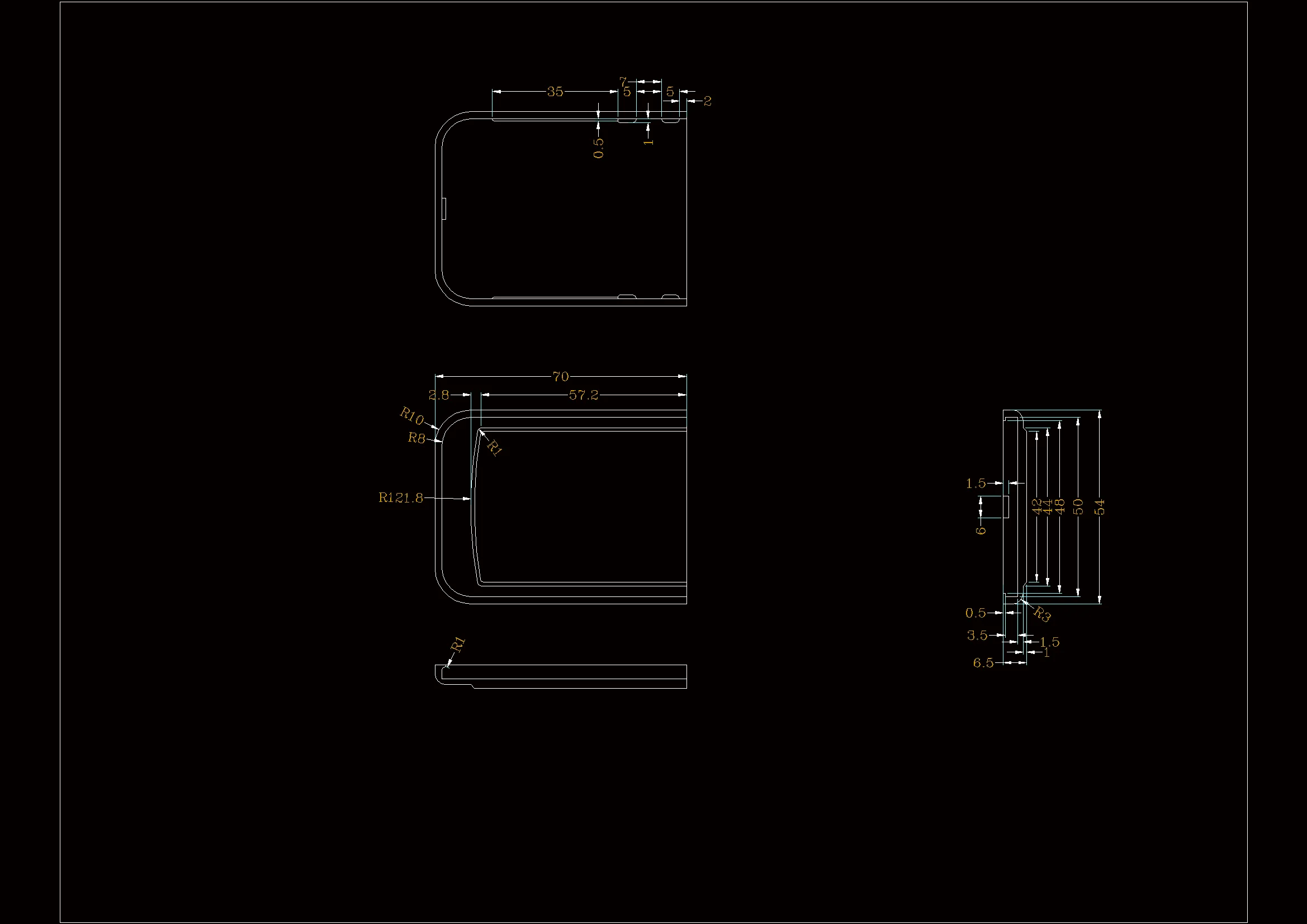 JJ5305-电池后盖注塑模具设计