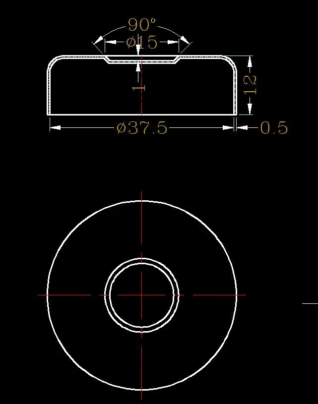 JJ5332-盒盖2注塑模具设计-长37.5