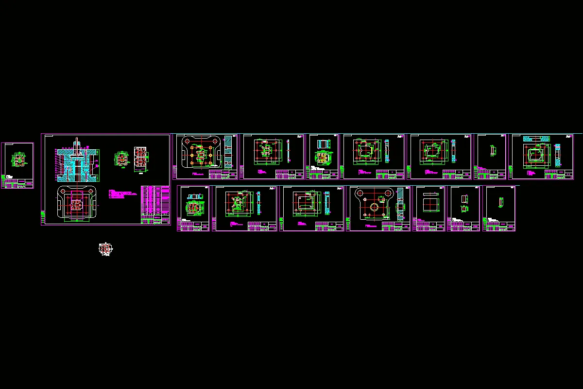 全部cad图纸 16张