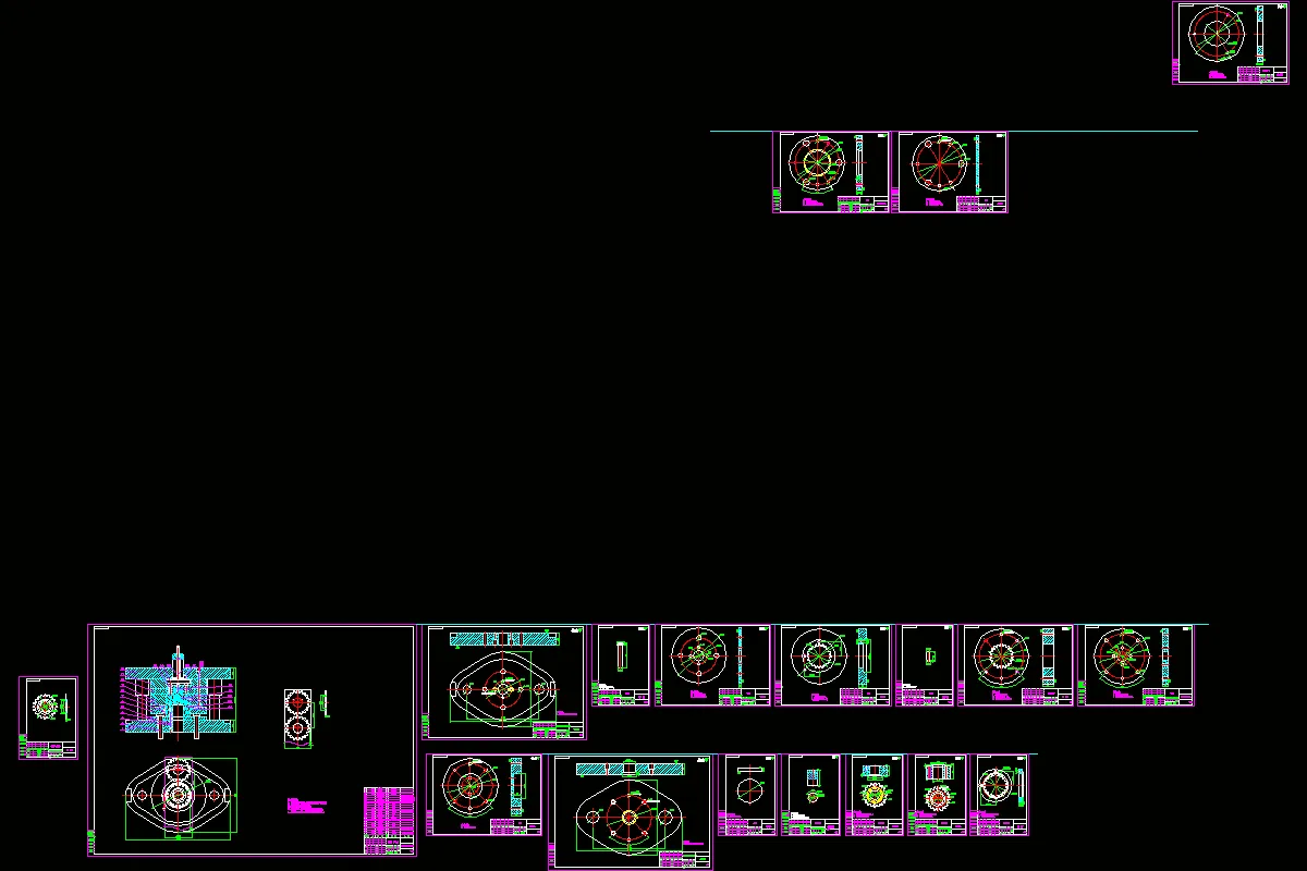 全部CAD图纸 19张