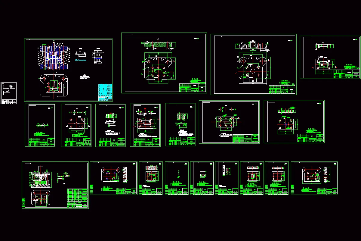全部CAD图纸 21张