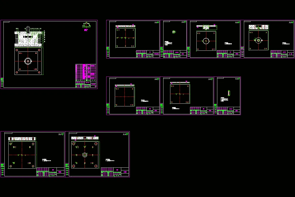 冲孔模具图纸汇总[共10张]