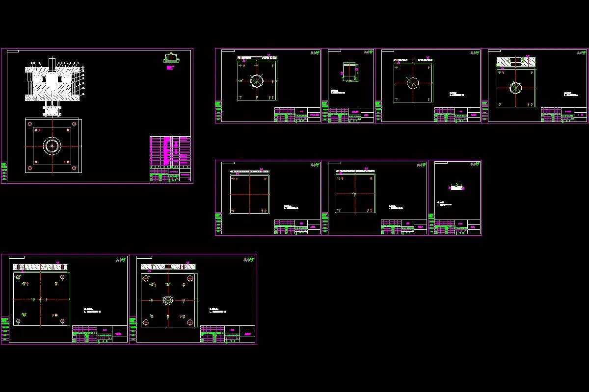 拉伸模具图纸汇总[共10张]