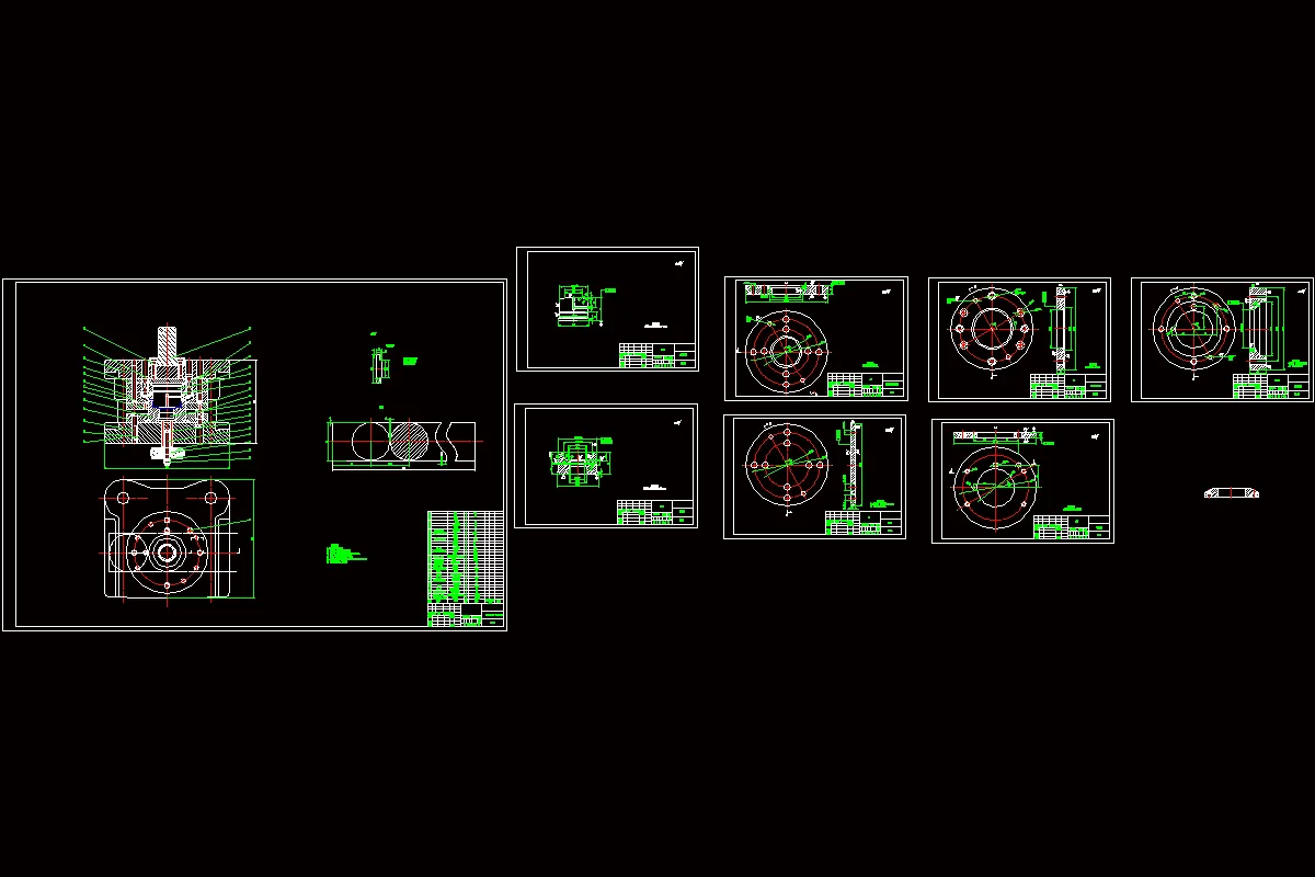 全部CAD图纸 8张