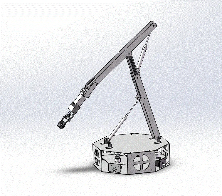 JJ7425-矿用多工位气动机械手设计【含SW三维图】